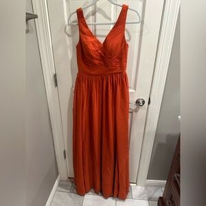 Azazie Paprika / Orange Bridesmaid Dress, NWT, Size 8